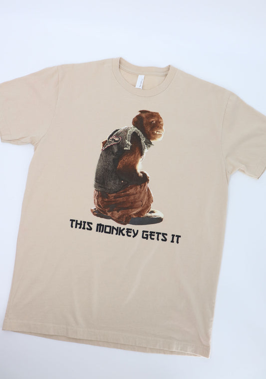 "THIS MONKEY GETS IT" THE HANGOVER PART 2 TEE (M)