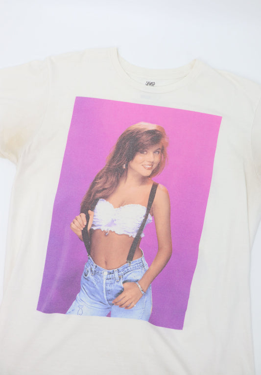 VINTAGE SAVED BY THE BELL KELLY TEE (L)