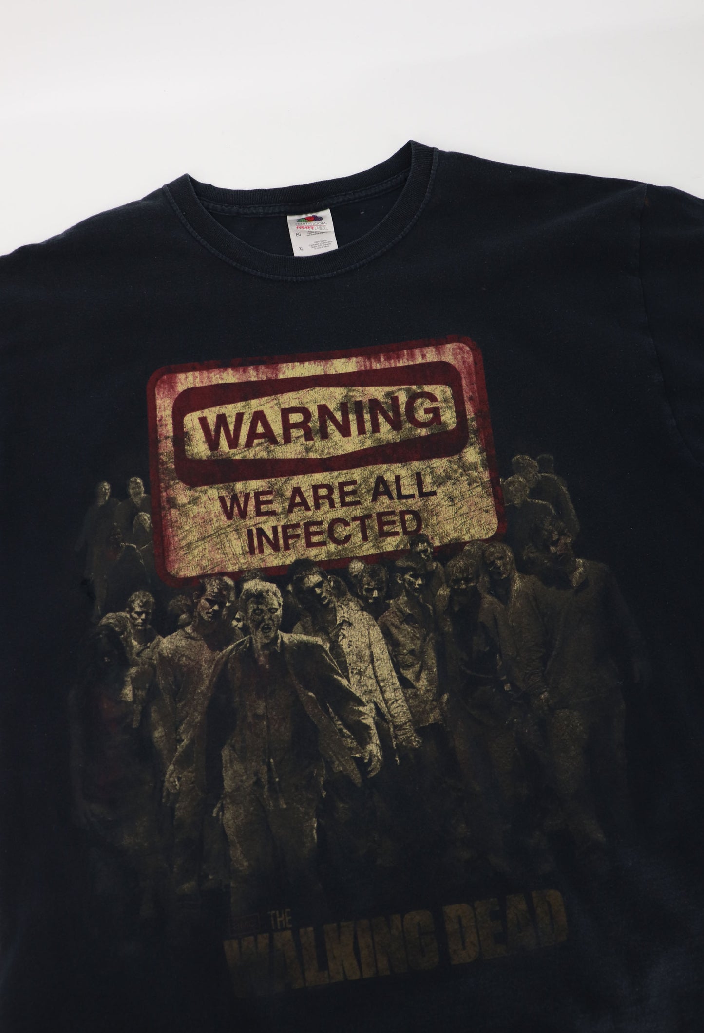 THE WALKING DEAD WARNING TEE (XL)