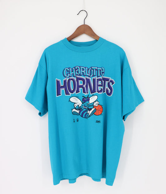 VINTAGE SALEM CHARLOTTE HORNETS SINGLE STITCHED TEE (XL)