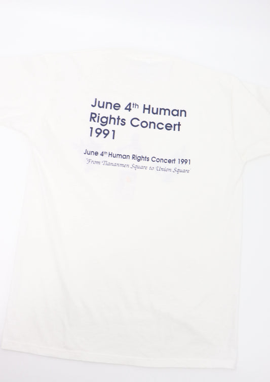 VINTAGE TIANANMEN MEMORIAL FOUNDATION SINGLE STITCHED TEE (L)